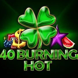 40 Burning Hot slot logo by Amusnet Interactive at SlotStake Casino40 Burning Hot