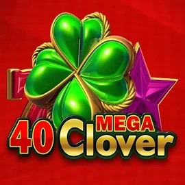 40 Mega Clover by Amusnet Interactive, showcased at slotstakescasino.com – game logo
