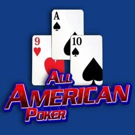 All American Poker slot logo by RTG (Reel Time Gaming) at SlotStake Casino