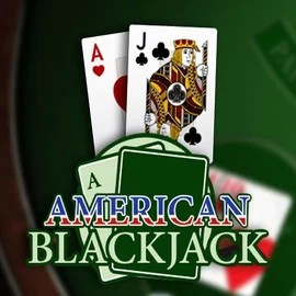 American Blackjack online game logo by Habanero on slotstakescasino.com
