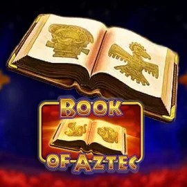Logo of Book of Aztec from Amatic Industries at SlotStake Casino