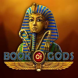 Logo of Book of Gods from BF Games at SlotStake Casino