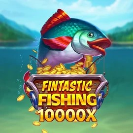 Fintastic Fishing slot logo by Foxium at SlotStake CasinoFintastic Fishing