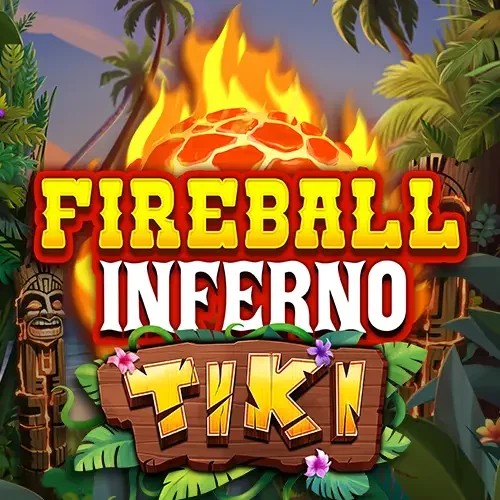 Fireball Inferno Tiki logo by NetEnt SlotStake Casino