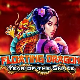 Floating Dragon Year of the Snake slot visual from Pragmatic Play available on slotstakescasino.com