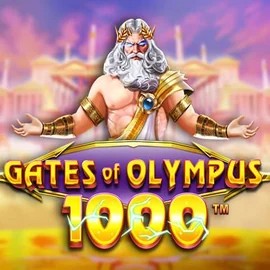 Gates of Olympus 1000 casino game by Pragmatic Play – featured logo at SlotStake Casino