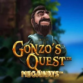 Gonzo's Quest Megaways slot logo by Red Tiger Gaming at SlotStake Casino