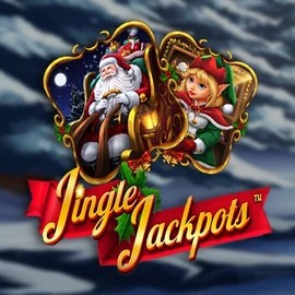 Jingle Jackpots slot logo by Dragon Gaming at SlotStake CasinoJingle Jackpots