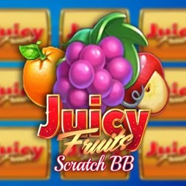 Juicy Fruits Scratch BB slot logo by Barbara Bang at SlotStake CasinoJuicy Fruits Scratch BB