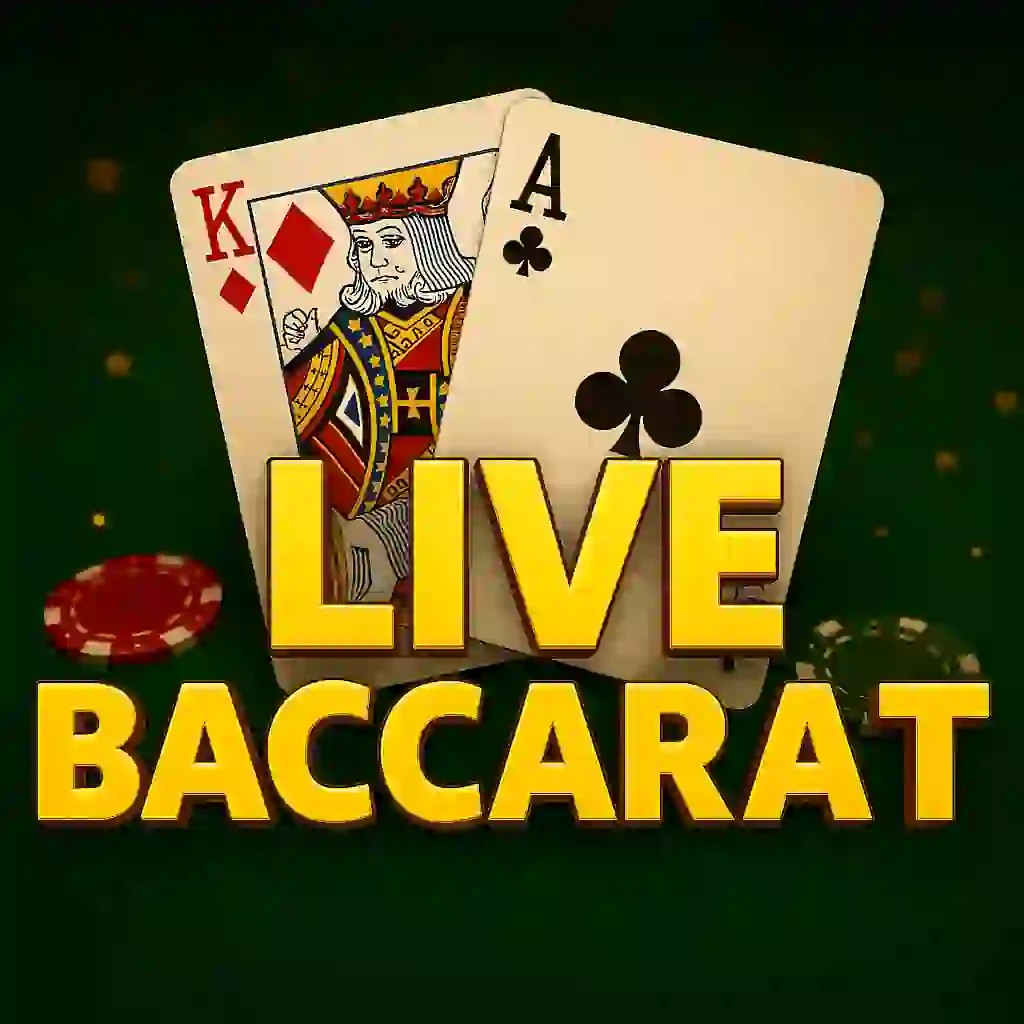 Live Baccarat logo – Live Casino by Evolution at SlotStake Casino