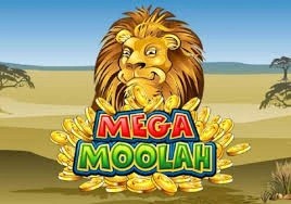 Mega Moolah slot logo by Games Global at SlotStake Casino