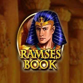 Ramses Book Deluxe slot visual from Gamomat available on slotstakescasino.com