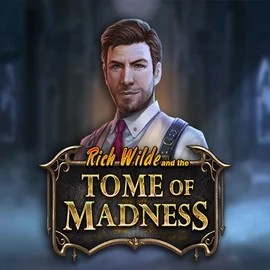 Slots logo of Tome of Madness from Play'n GO at SlotStake Casino