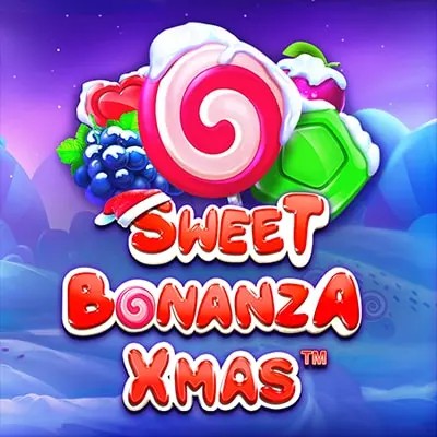 Sweet Bonanza Xmas Slot casino game by Pragmatic Play – featured logo at SlotStake Casino