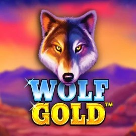 Wolf Gold by Pragmatic Play, showcased at slotstakescasino.com – game logo